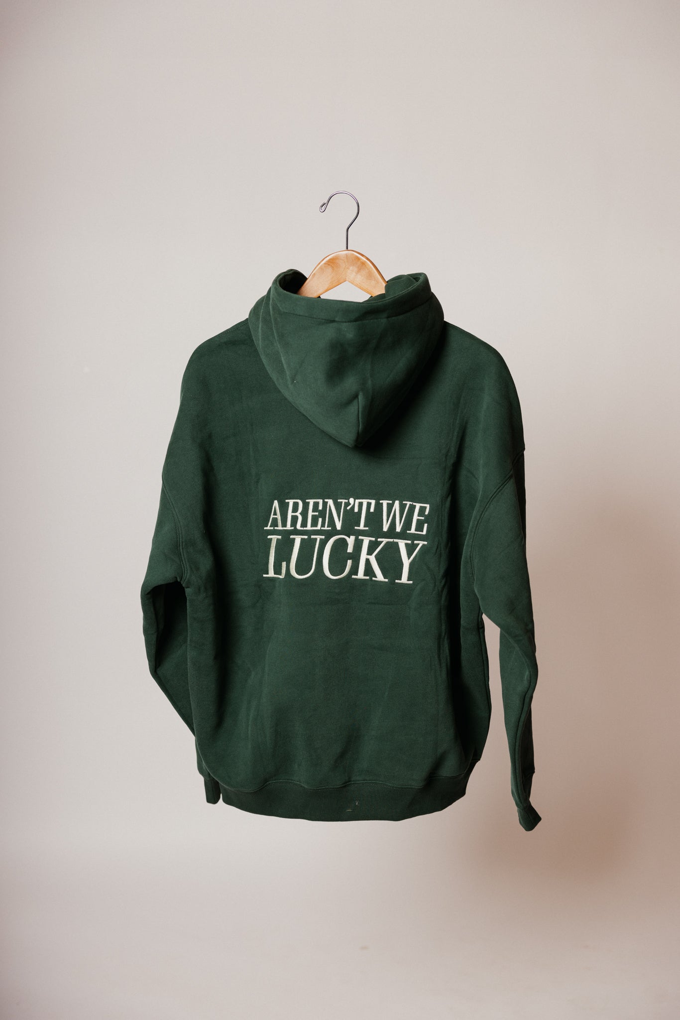 Green Gratia Embroidered Hoodie