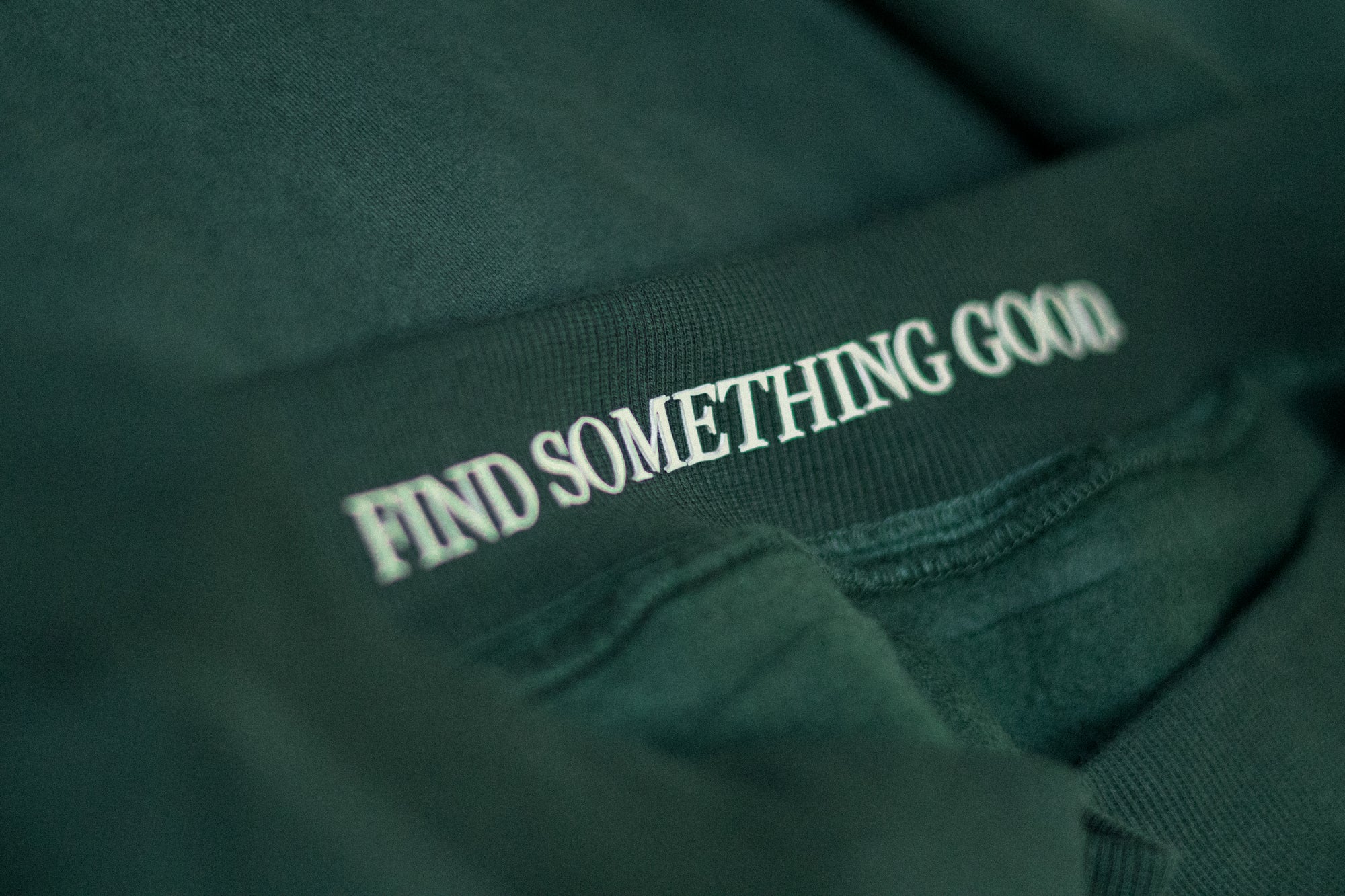 Green Gratia Embroidered Hoodie